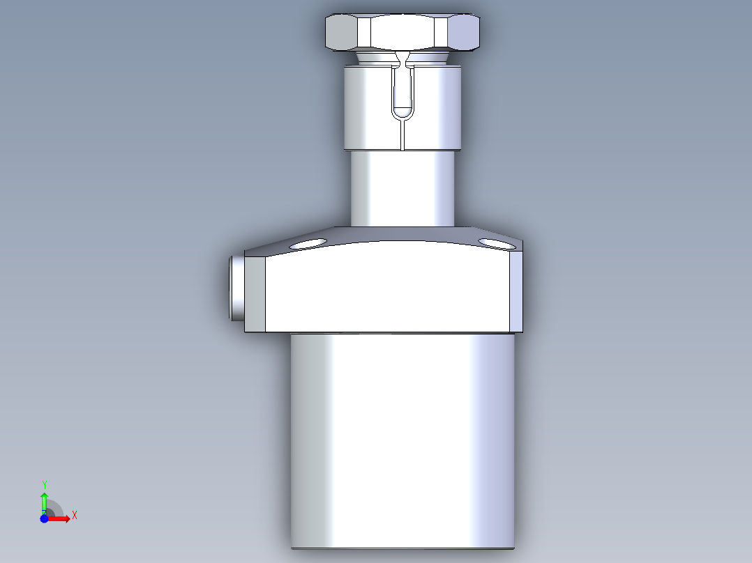 KOSMEKLHA0650-CR多系列多零件图纸模型前视图