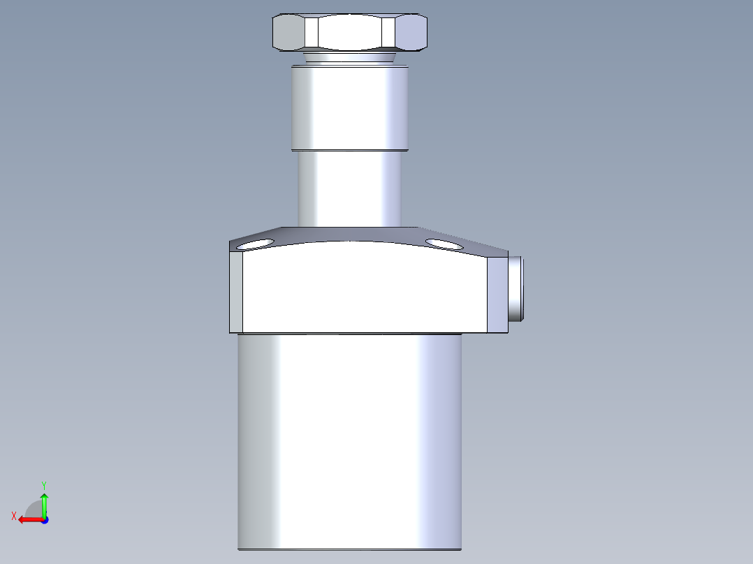 KOSMEKLHA0650-CR多系列多零件图纸模型后视图