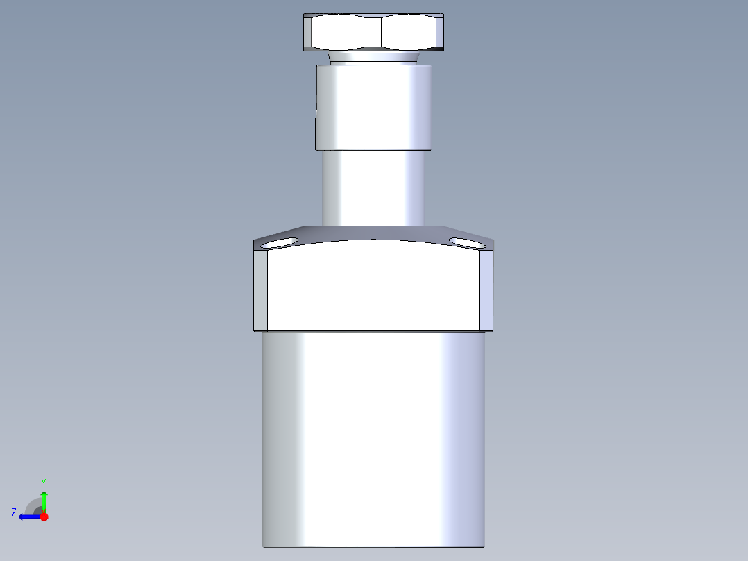 KOSMEKLHA0650-CR多系列多零件图纸模型右视图