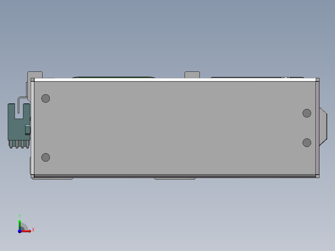 MTH丝杆半封闭模组MTH10-BL-60前视图