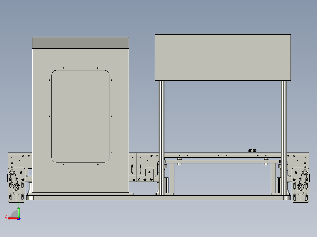 ICT电路测试仪step后视图