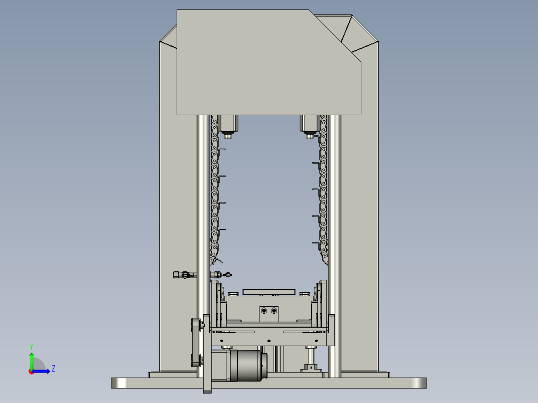 ICT电路测试仪step左视图