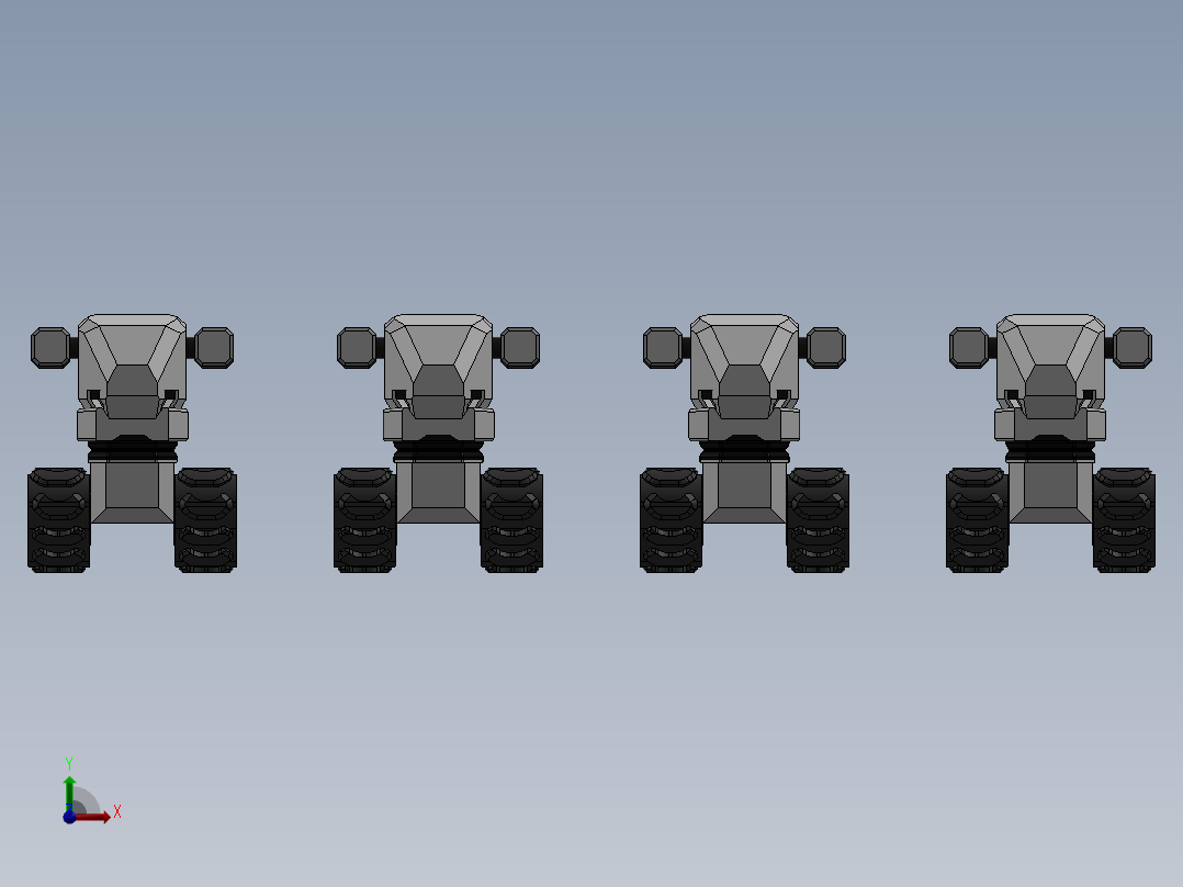 solidworks 未来的坦克机器人前视图