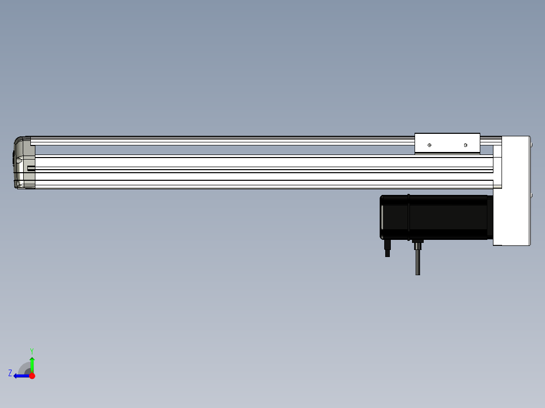 Toyo东佑达直线模组-ETH13-500-BM-400W+煞車右视图