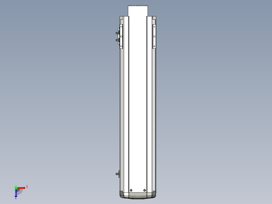 Toyo东佑达直线模组-ETH13-500-BM-400W+煞車俯视图