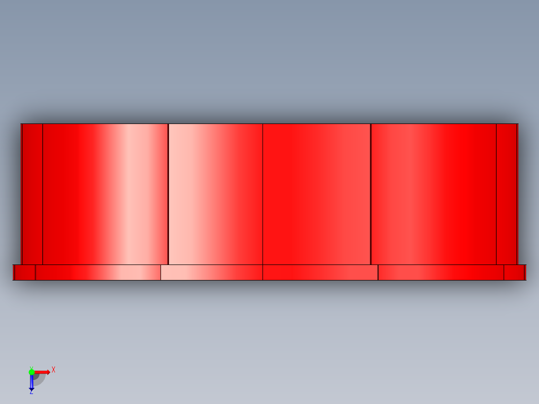 钢铁侠-饼干切割器俯视图