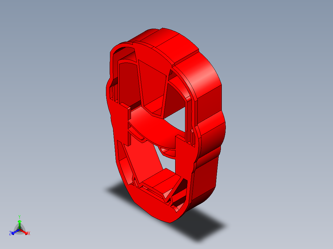 钢铁侠-饼干切割器正等轴测图