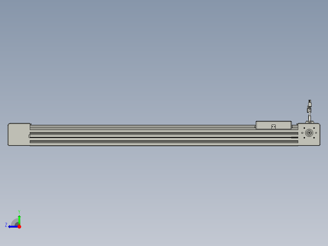 威洛博直线电机模组EB6-L140-S800-L-P40-MS3右视图