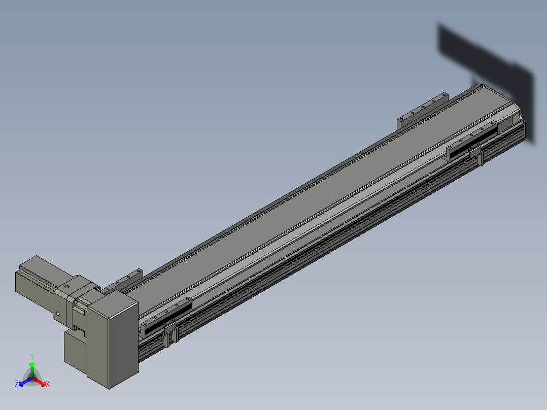 直线模组LHB17-L40-S950-RU设计图纸