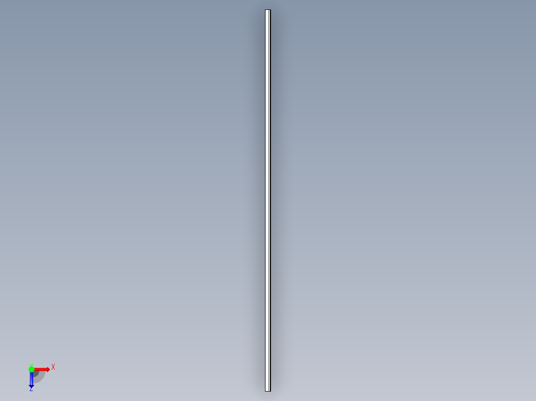 型材-BR PROTECTIVE PANE PROFILE PART D 3842529762.STEP俯视图