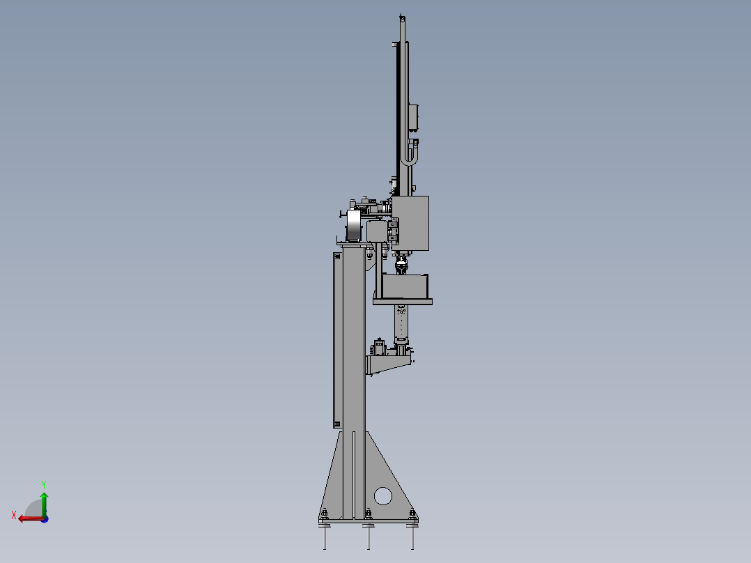 桁架机械手后视图