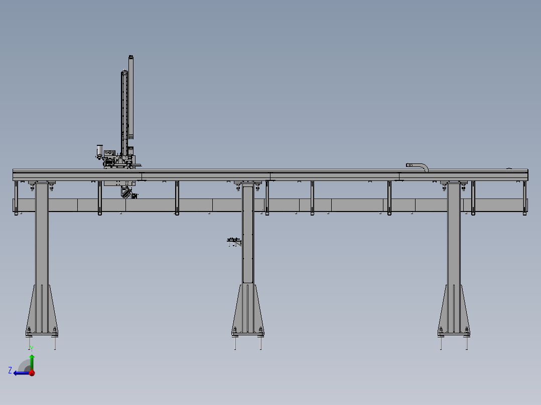 桁架机械手右视图