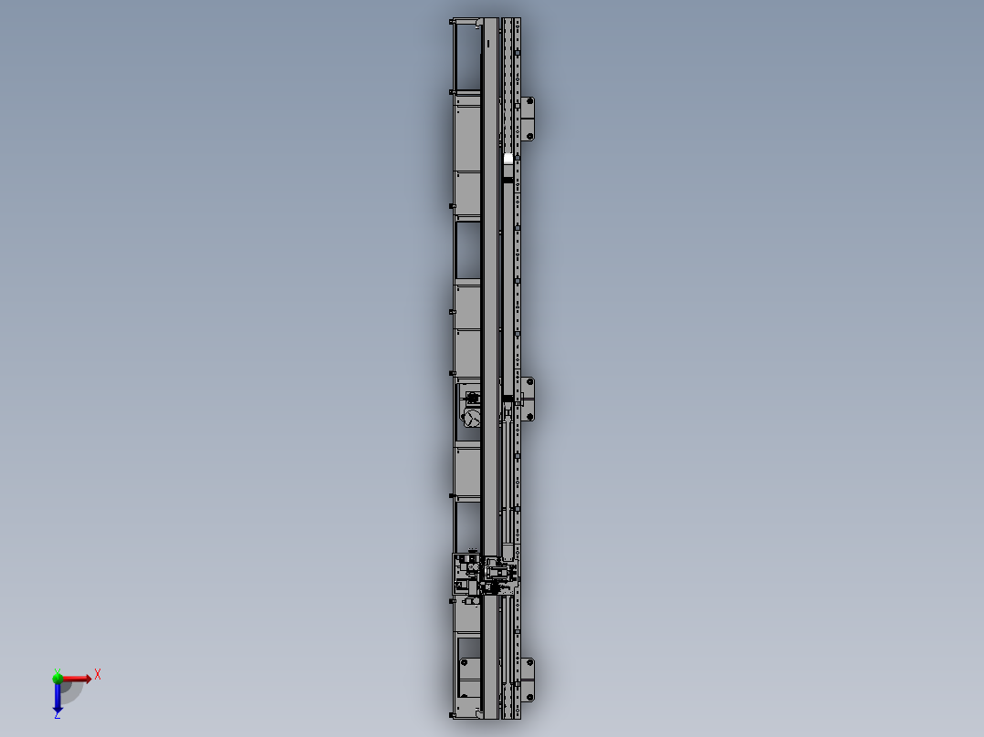 桁架机械手俯视图