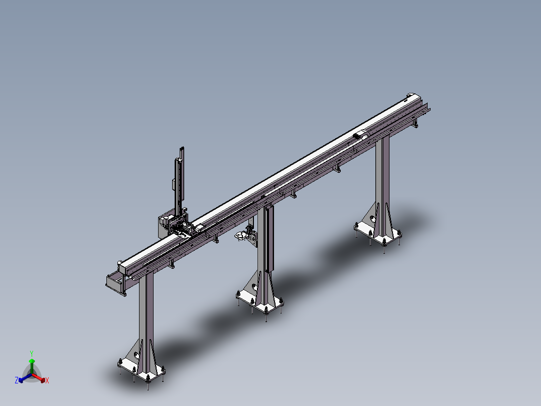 桁架机械手正等轴测图