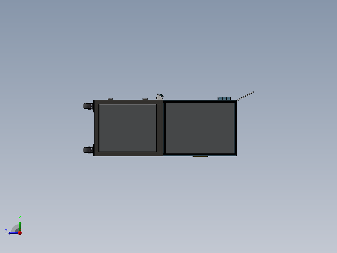 M_L双工位机械手贴合机右视图