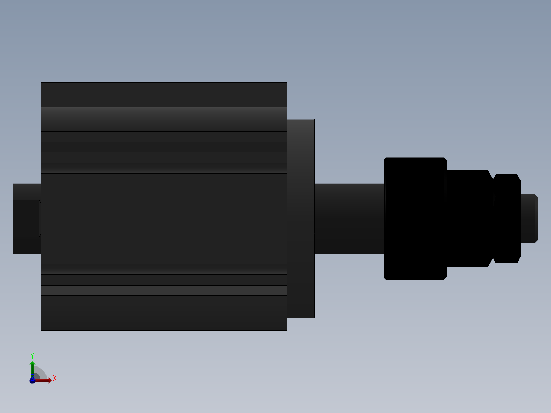 气缸CDQ2B50-20DZ-XC8前视图