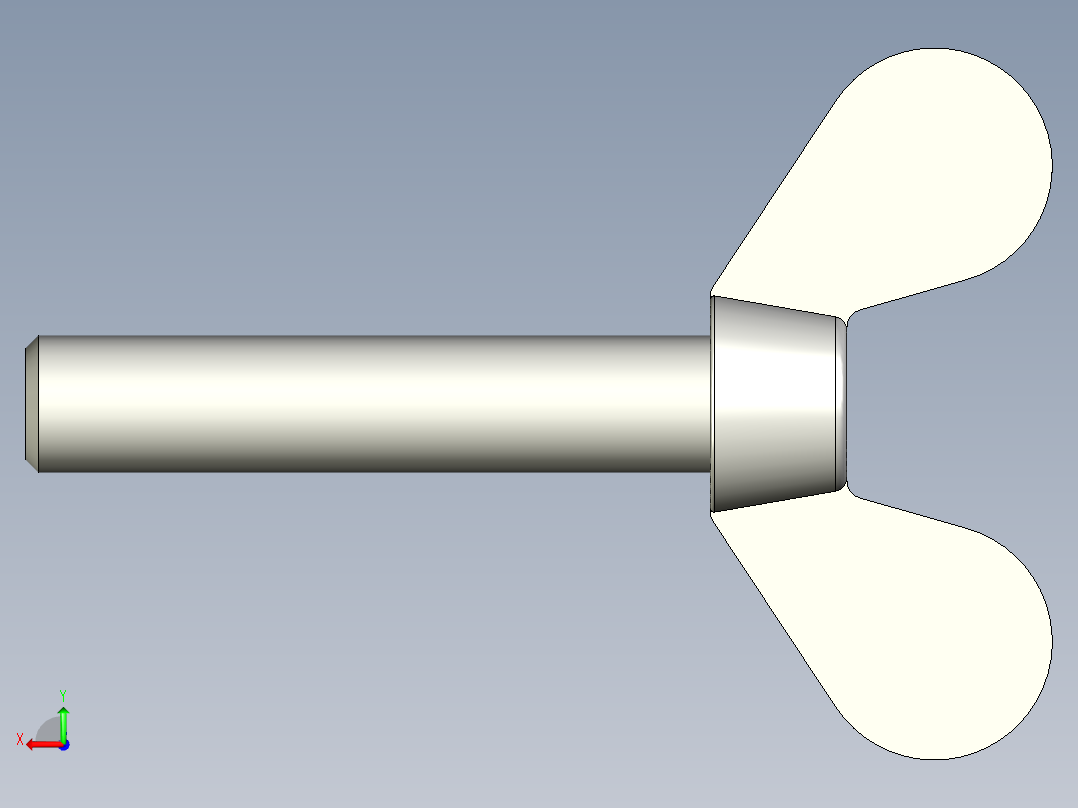 带耳螺钉-DIN_316_Wing_screws_10x1.5x50-45.5-16.5_51_4.4_25_10.stp后视图