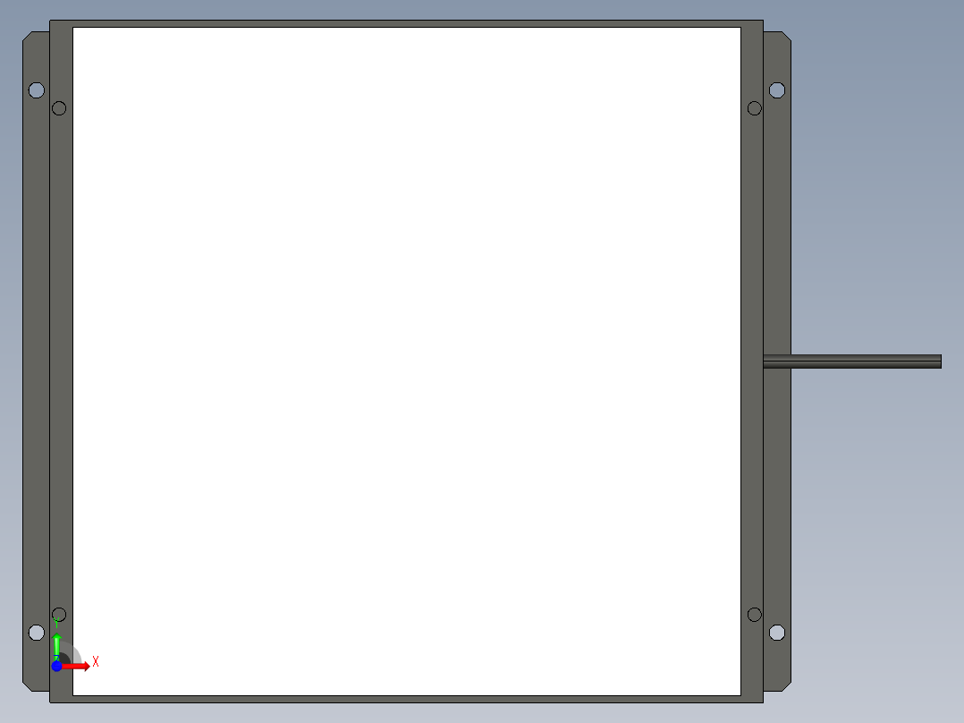 基恩士CA-DSB15_kc图纸模型前视图