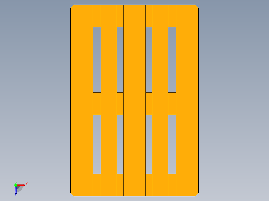 托盘 设计模型 (9)俯视图