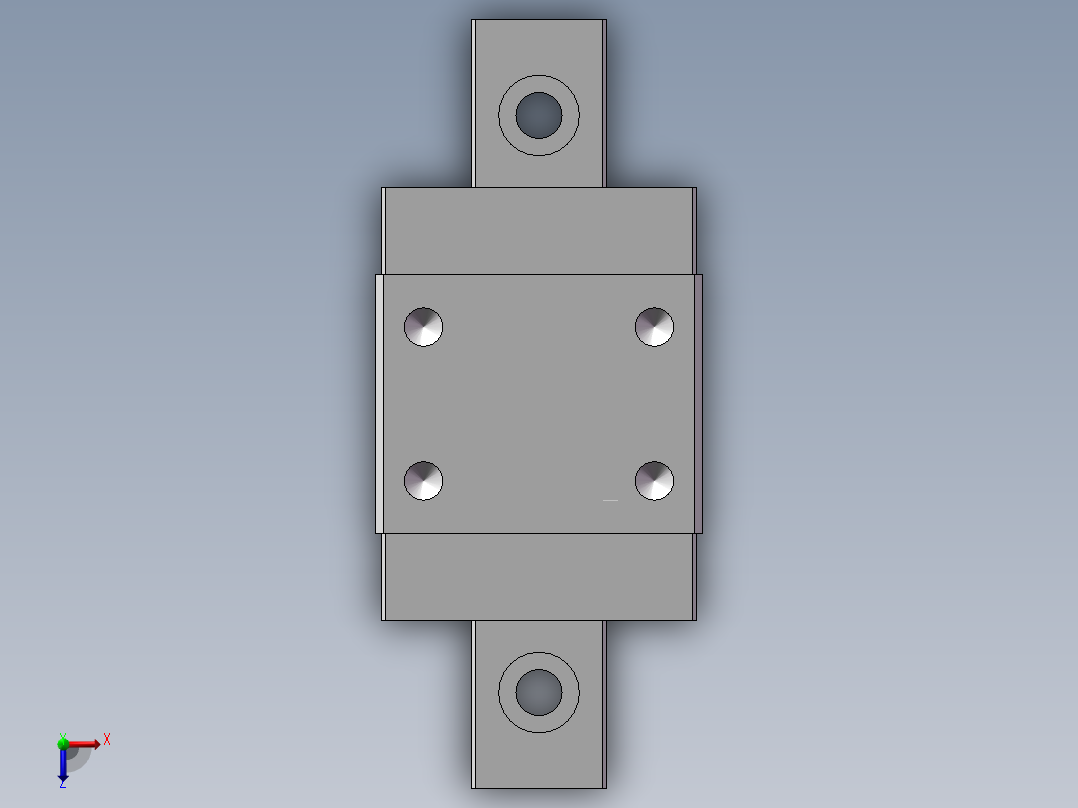 滑块MGN7C俯视图