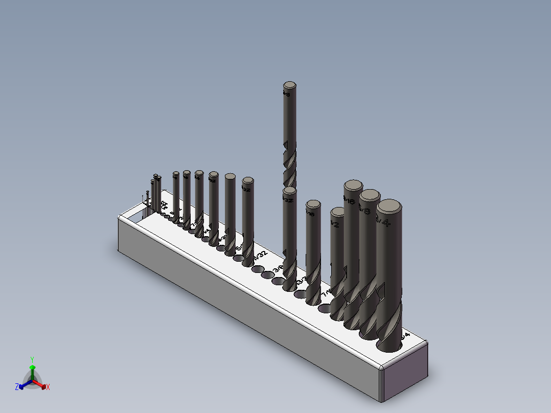 钻孔夹装机构正等轴测图