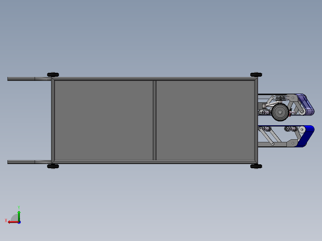白菜收割机后视图
