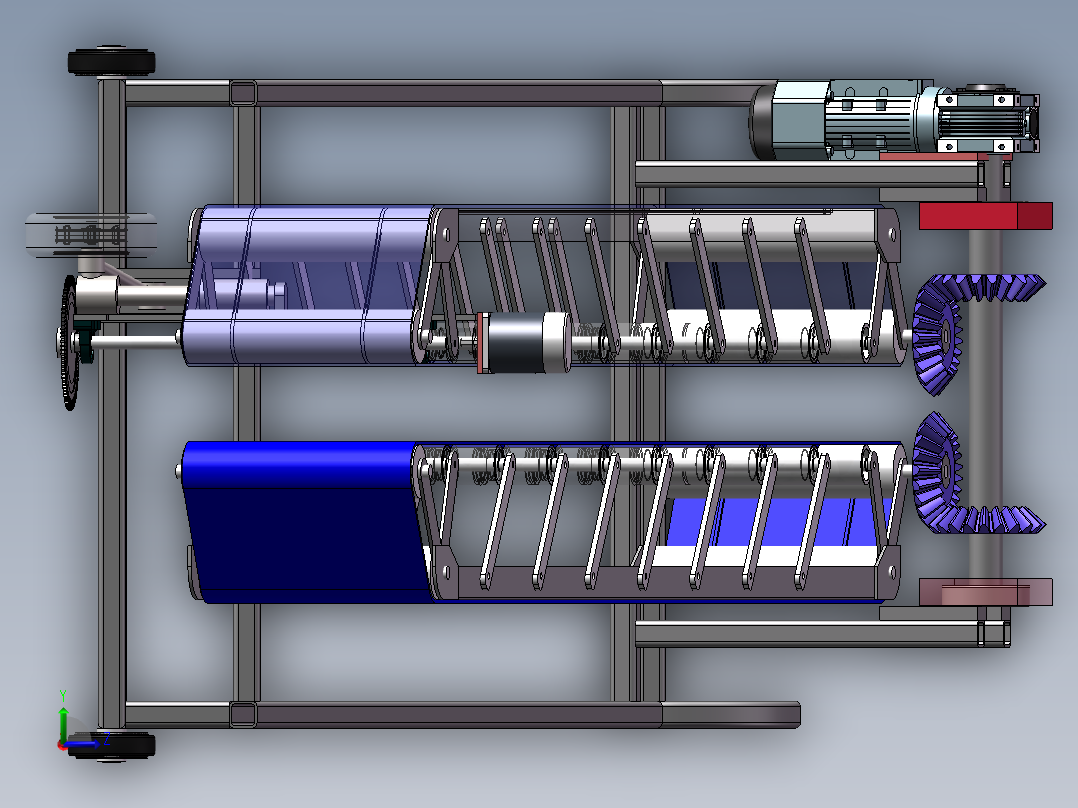 白菜收割机左视图