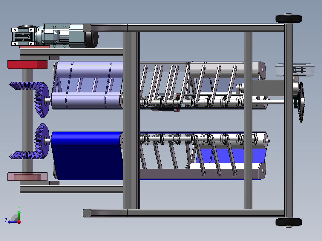 白菜收割机右视图