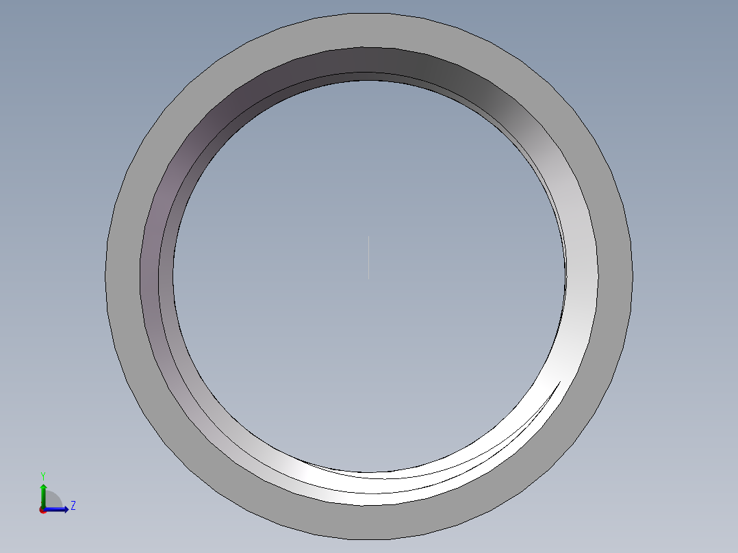 管箍-等径有边 DN15左视图