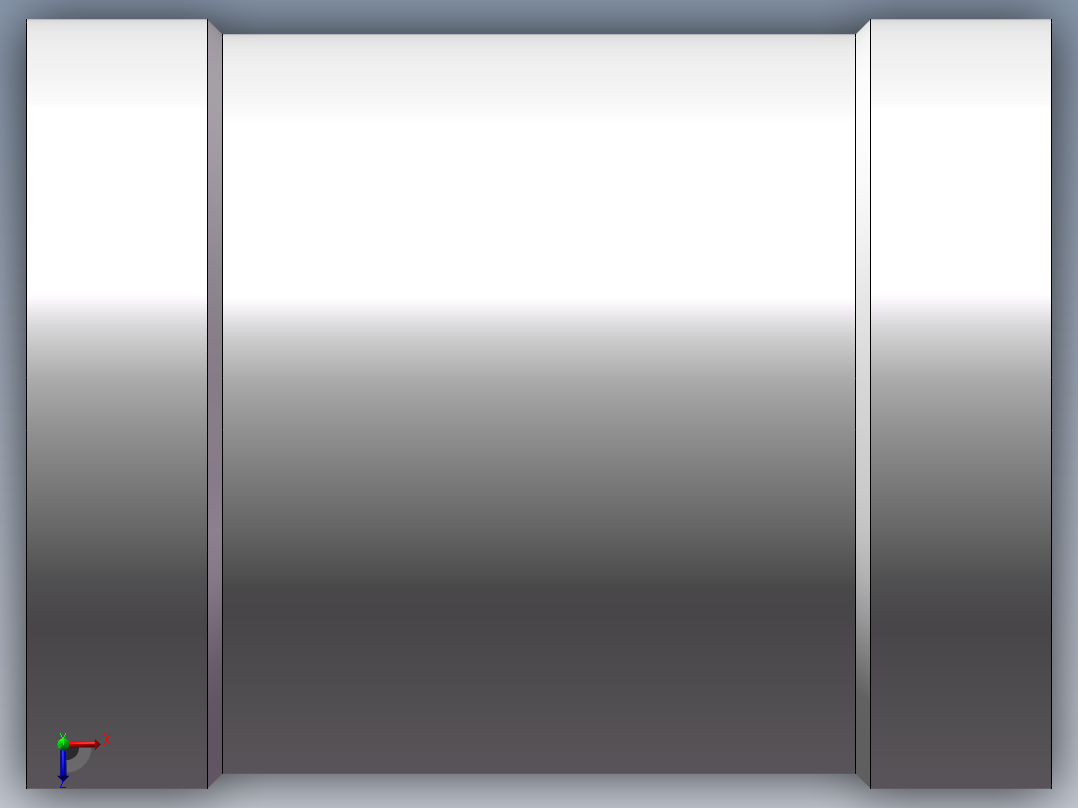 管箍-等径有边 DN15俯视图