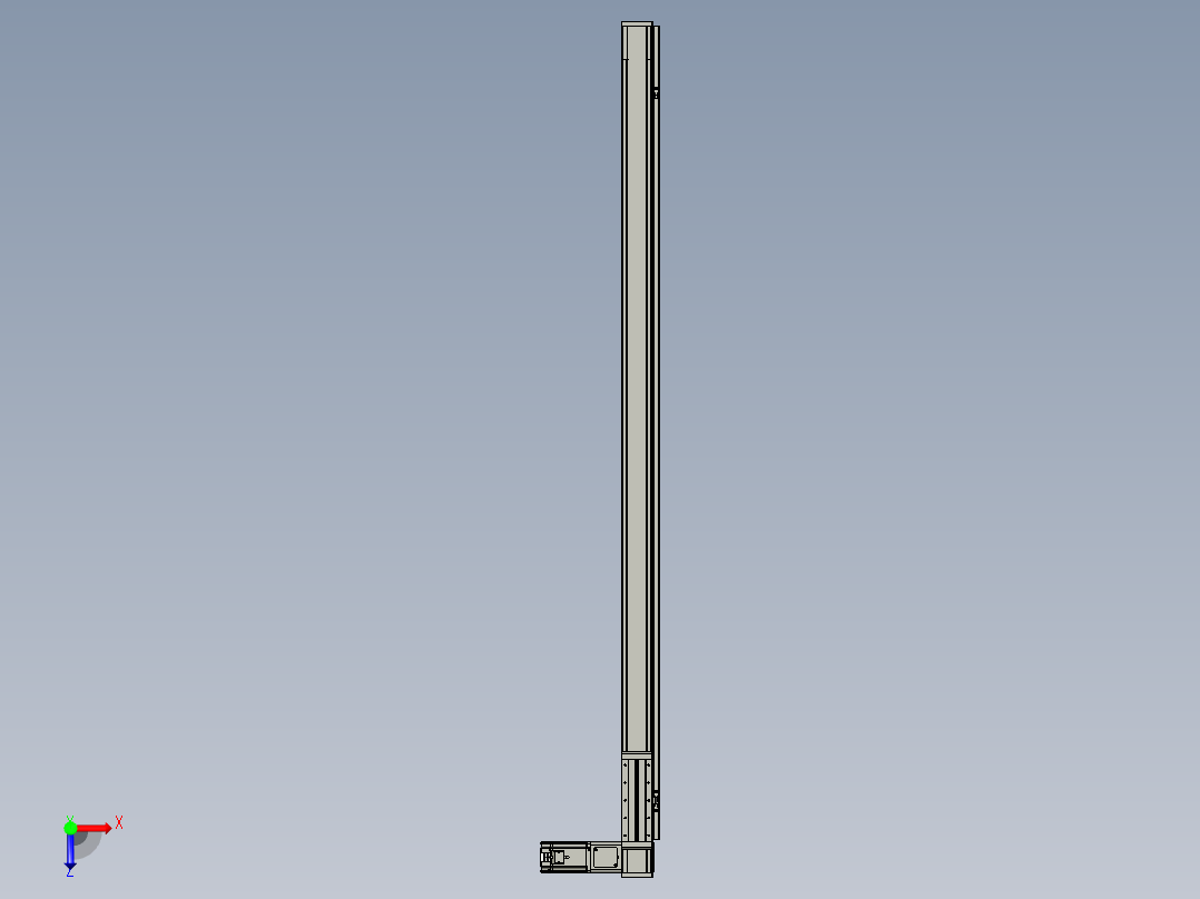 欧规系列-LB8-L150-S1800-BR-ZP75-C3俯视图