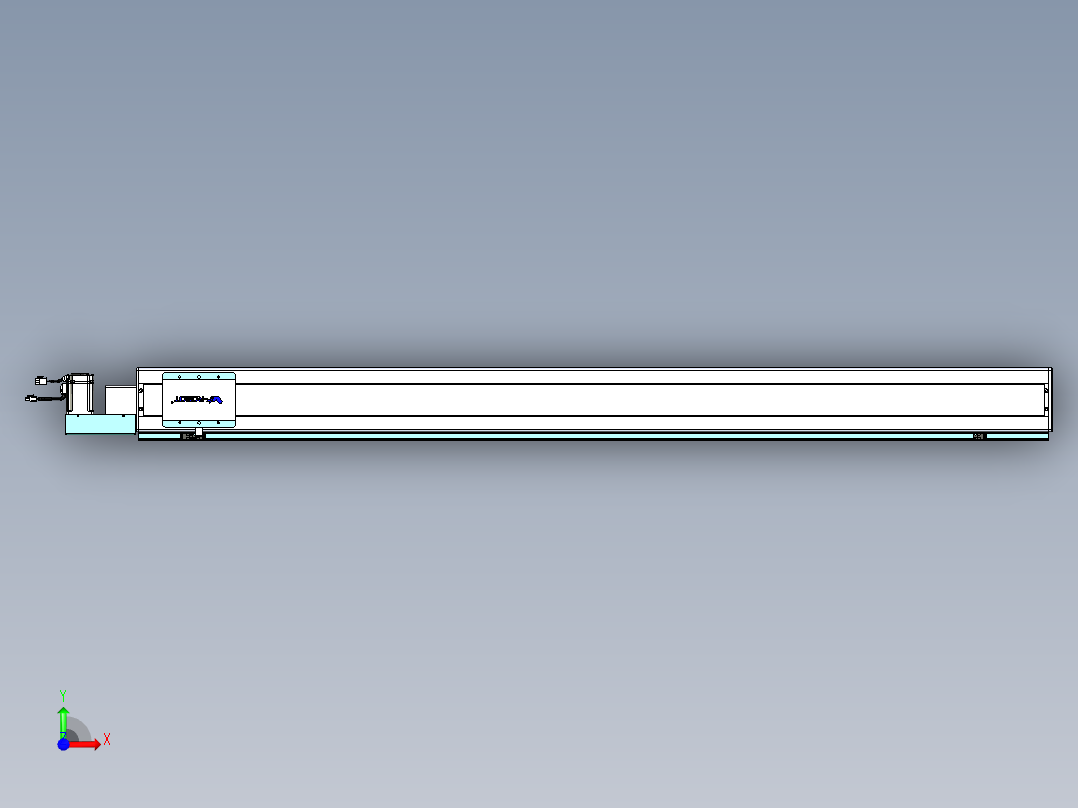 威洛博VBC同步带传动一无尘环境VBC14-L45-S1700-BL-ZP40-C3前视图