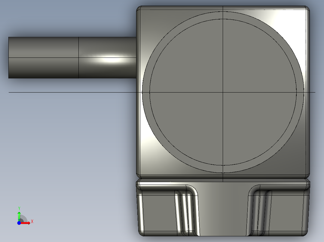 基恩士XG-H500C_M_kc图纸模型前视图