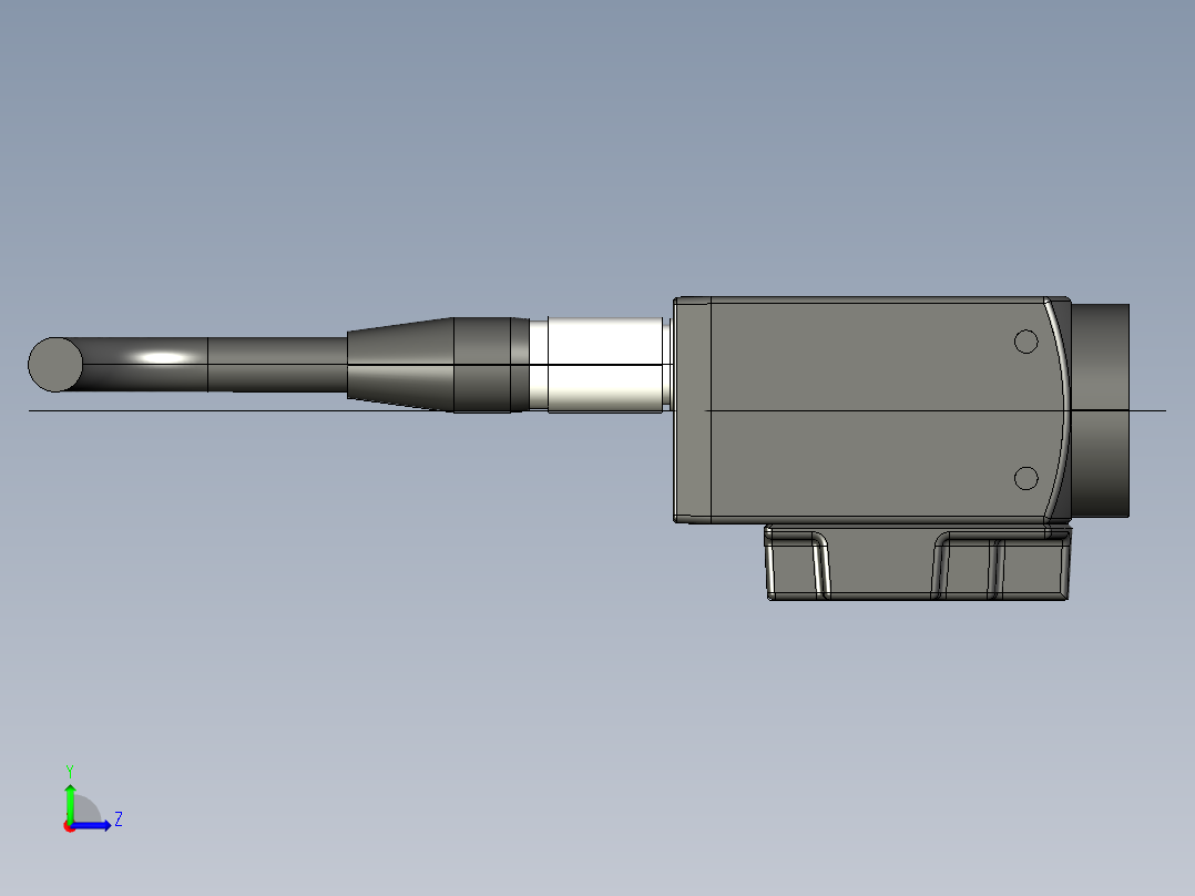 基恩士XG-H500C_M_kc图纸模型左视图