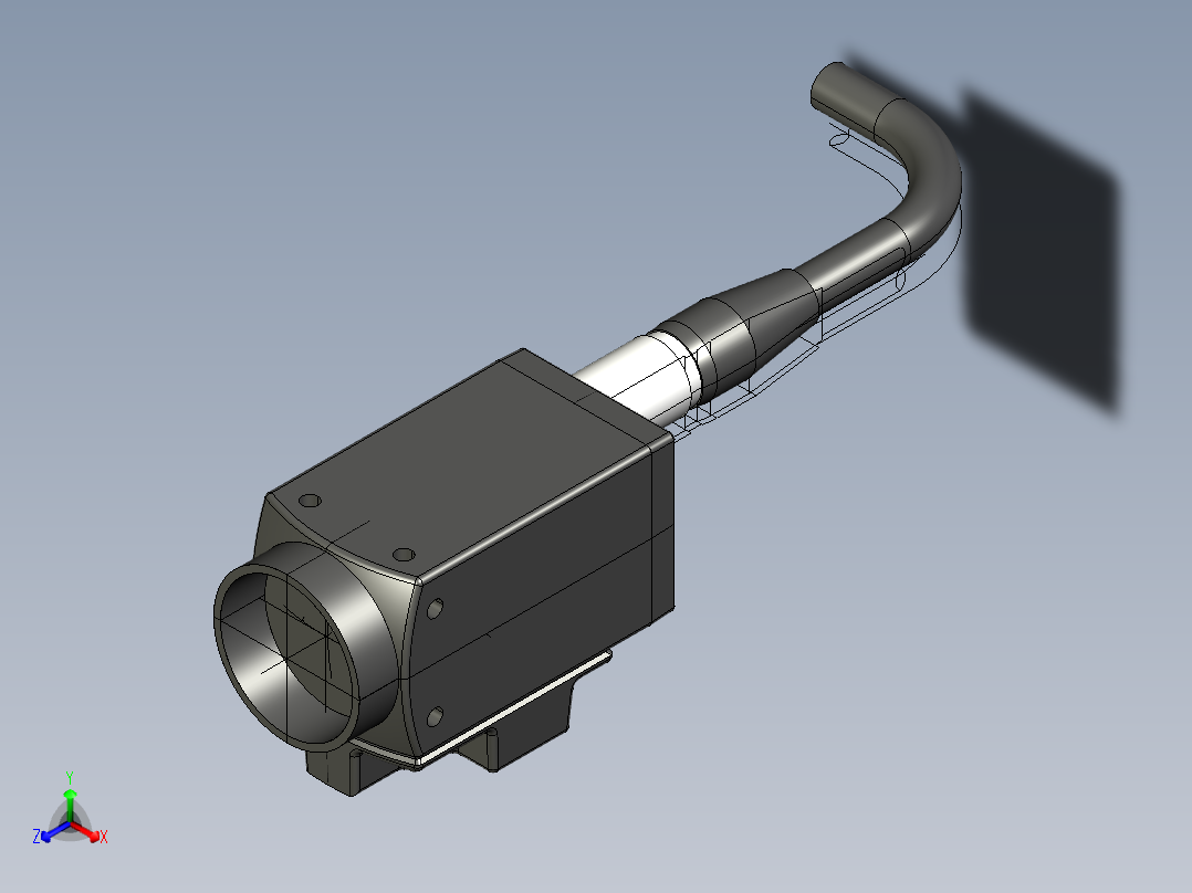基恩士XG-H500C_M_kc图纸模型正等轴测图