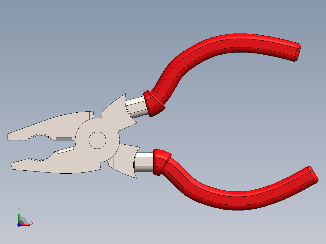 钳子 (23)前视图