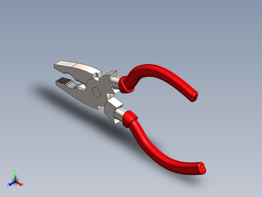 钳子 (23)正等轴测图