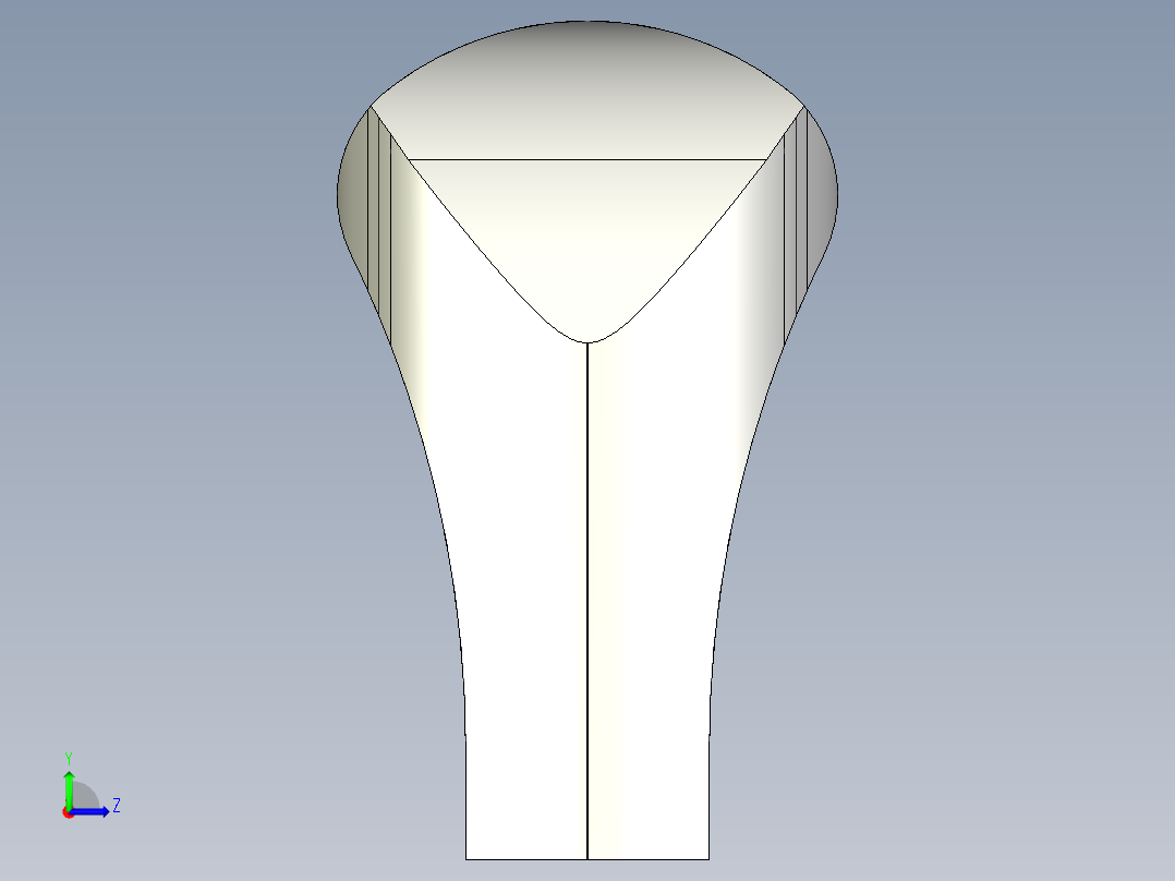 把手I.218-3D多系列多零件图纸模型左视图