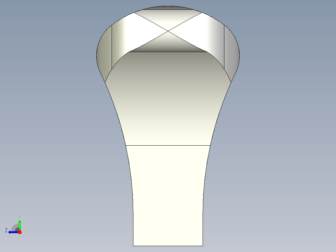 把手I.218-3D多系列多零件图纸模型右视图