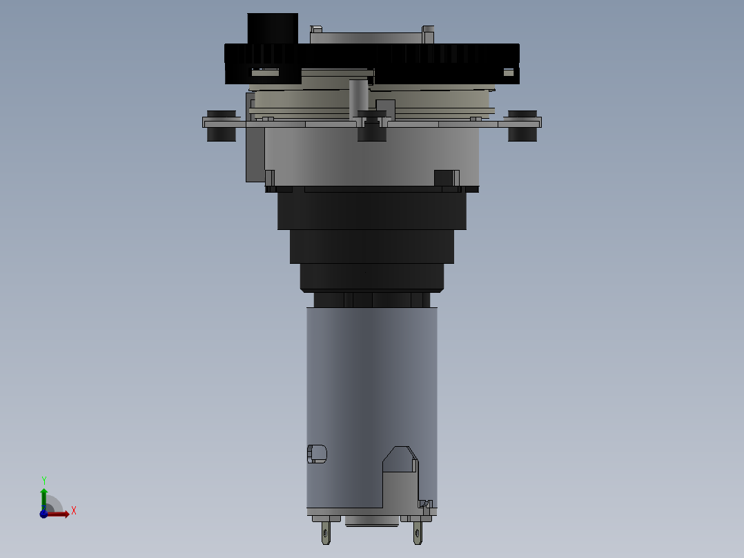 Jura锥形研磨机前视图