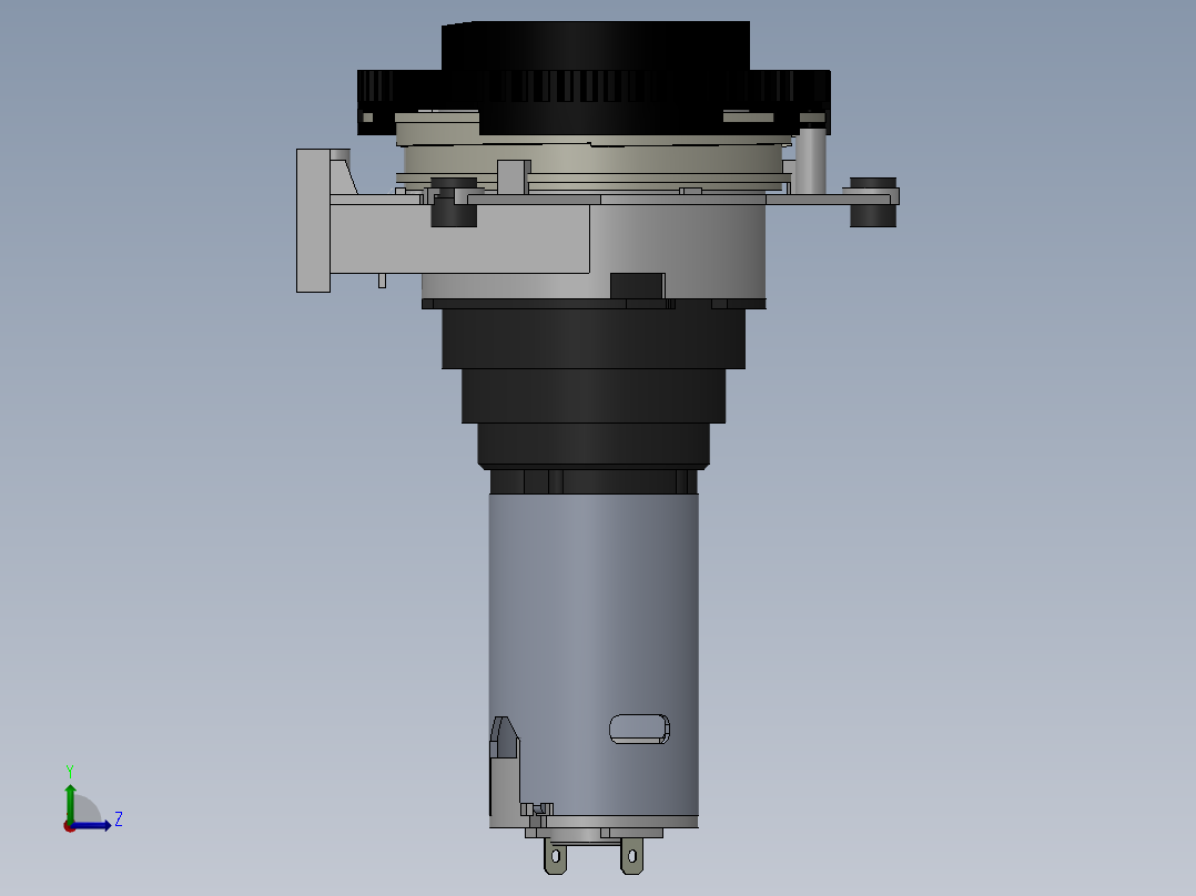 Jura锥形研磨机左视图
