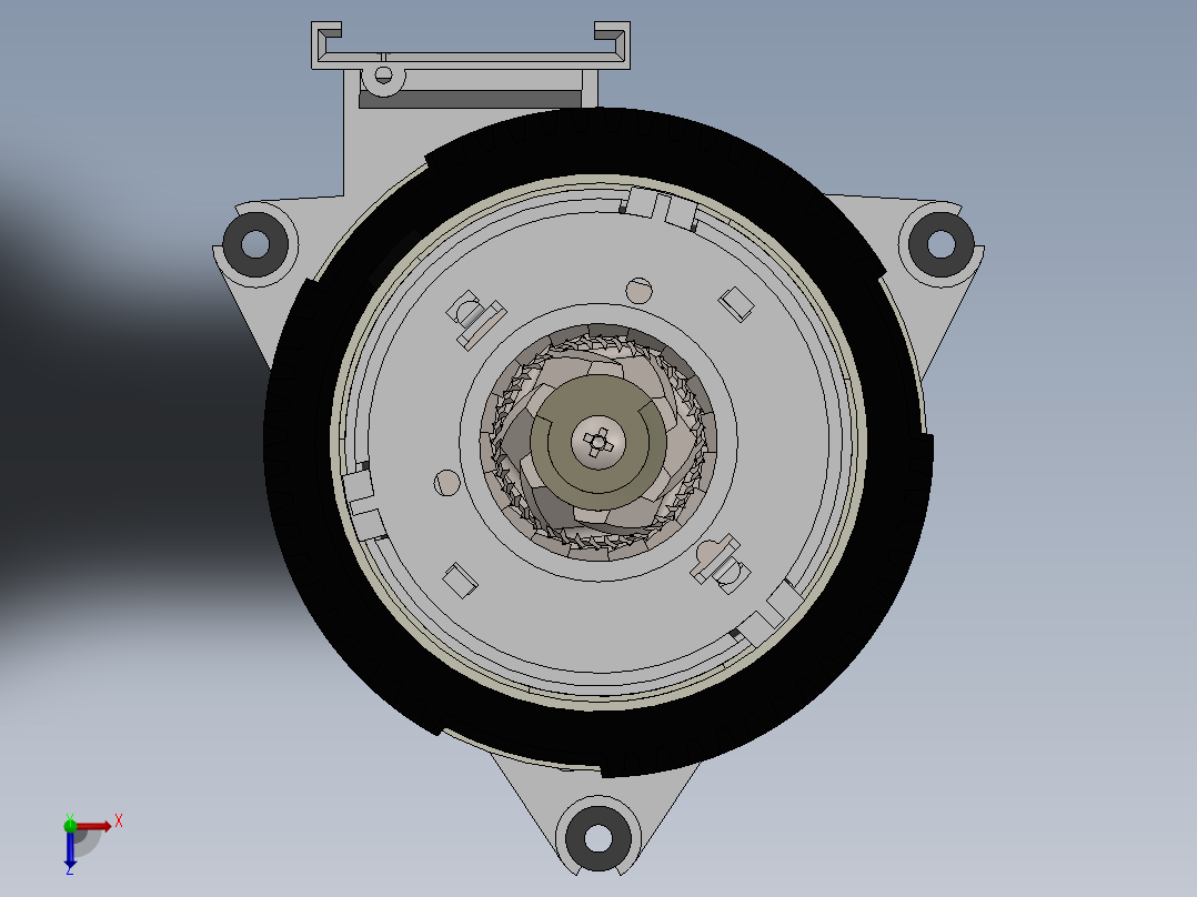 Jura锥形研磨机俯视图