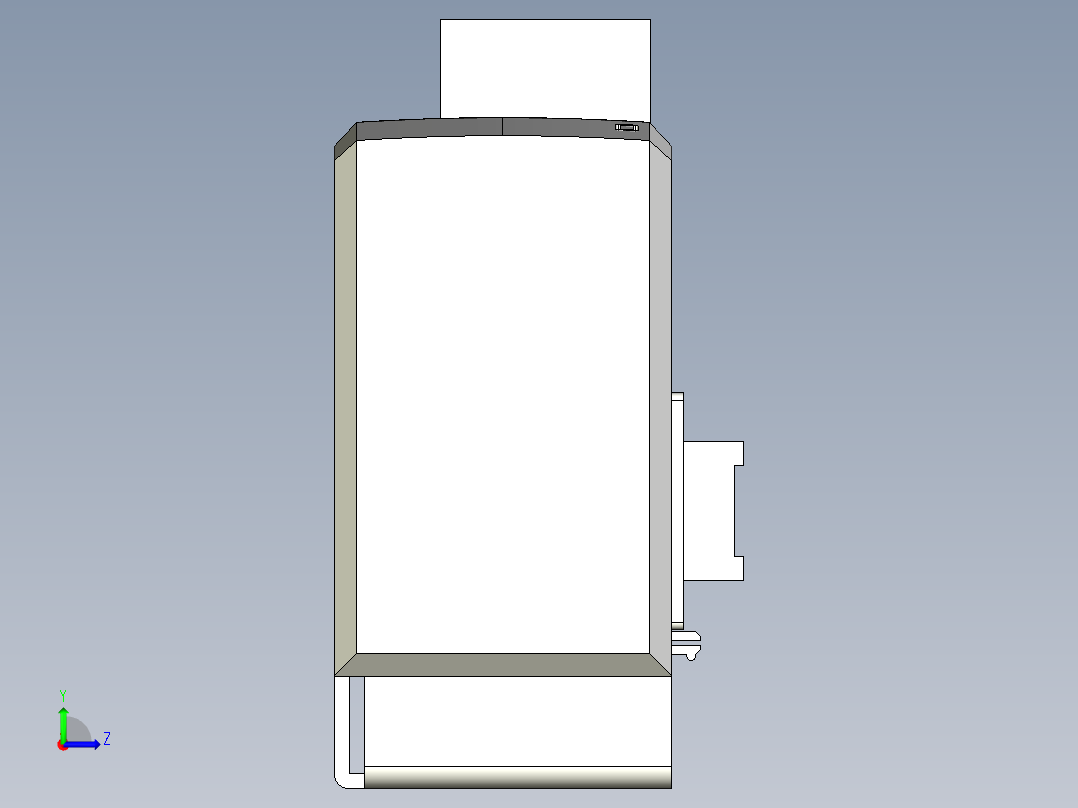 基恩士DL-RS1A_kc图纸模型左视图