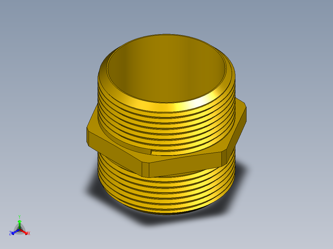 螺纹接头六角G1 1_2英寸