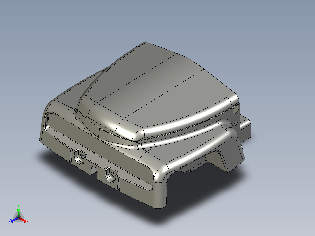 车门 引擎盖 (2)正等轴测图