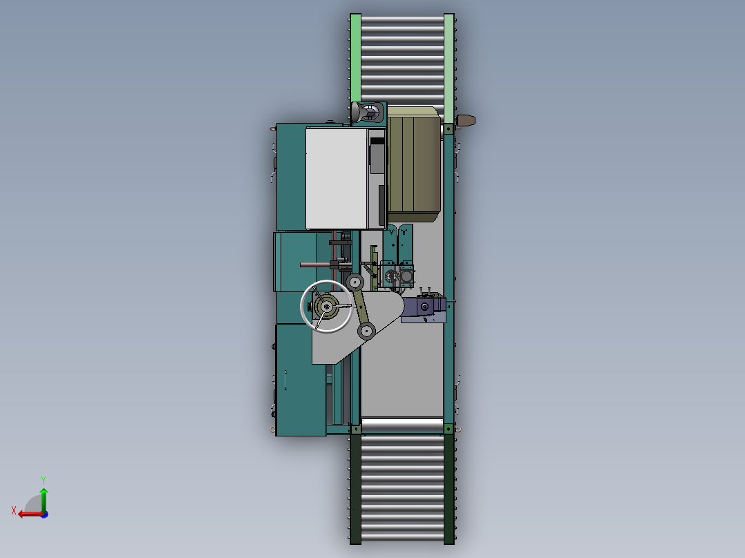 GG268 自动缝包机后视图