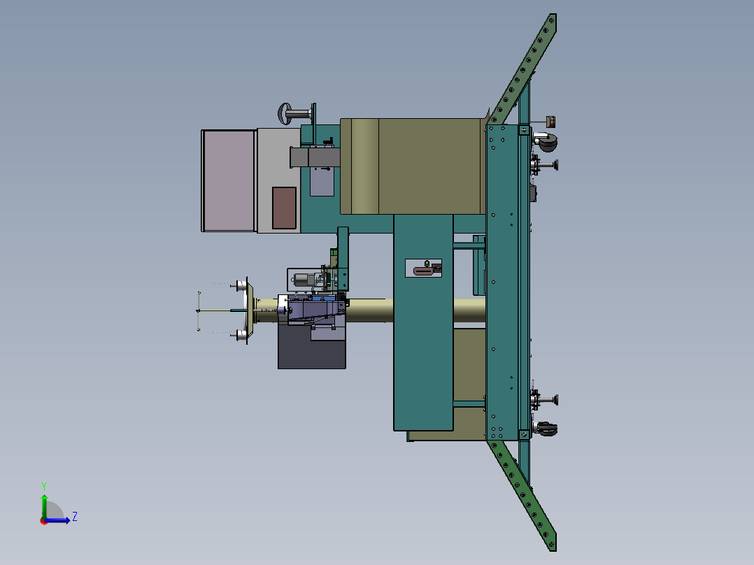 GG268 自动缝包机左视图