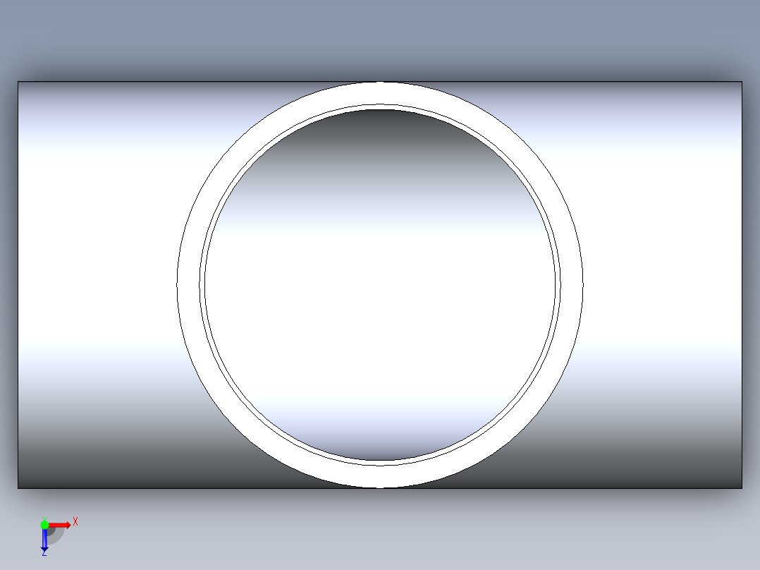 聚氯乙烯配件01-Sch80_Tee_SxSxS_801-080_8in俯视图