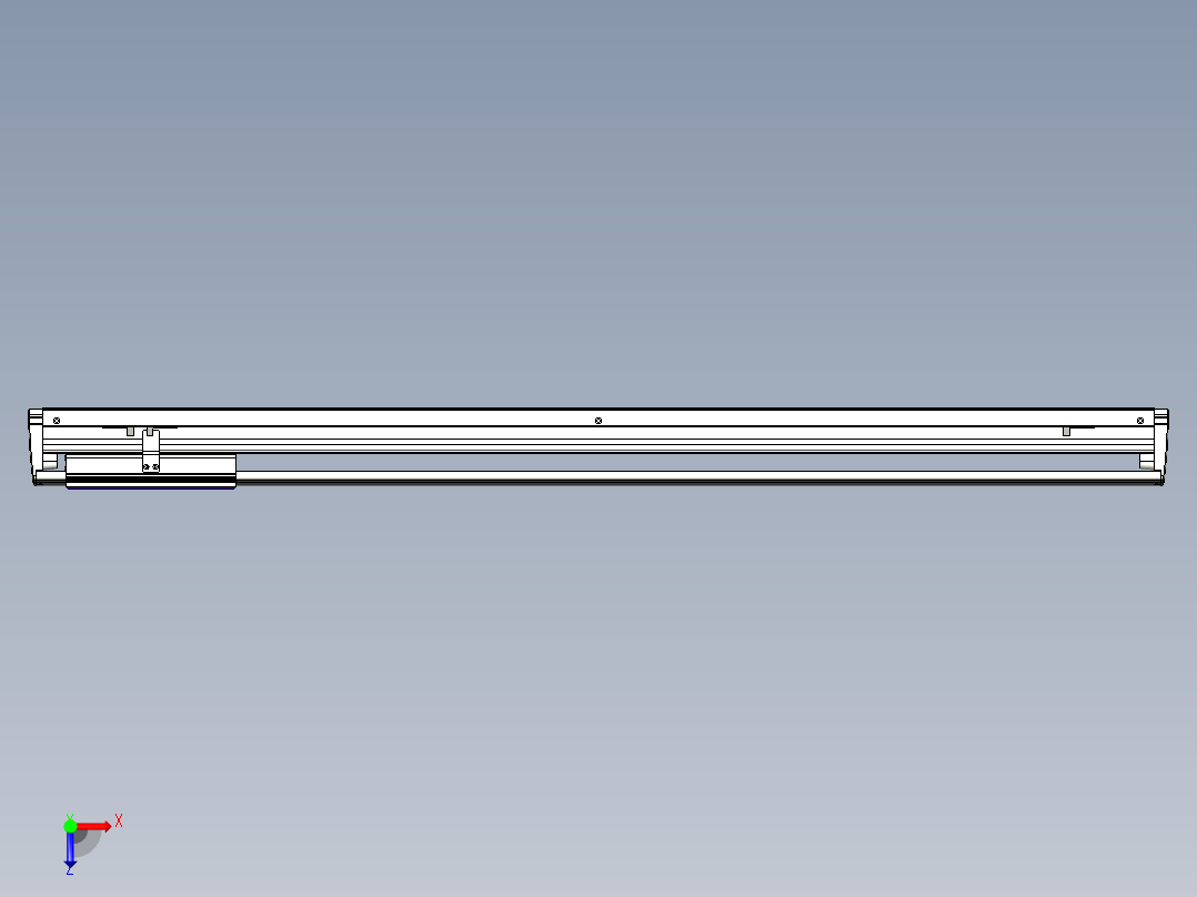 威洛博VL系列3d模型模组VL14S2Y-S950俯视图