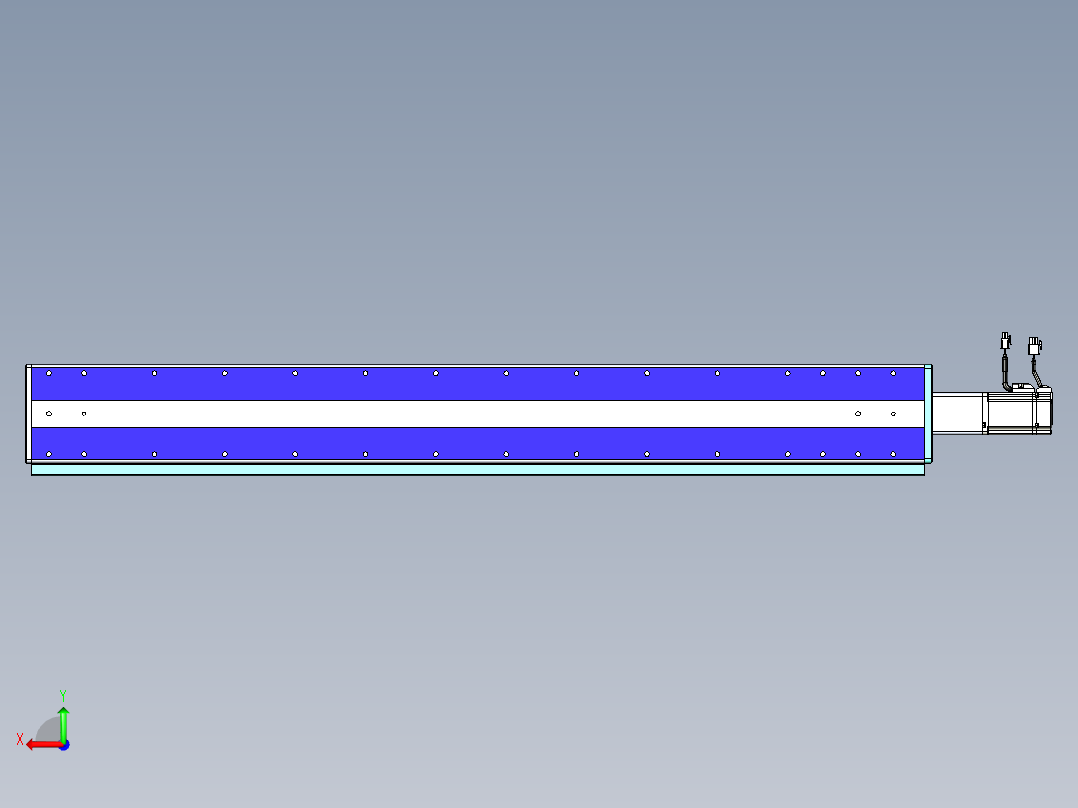 威洛博VC丝杆传动-无尘环境VC14-Lxx-C-S1000-BC-ZP40-C3后视图
